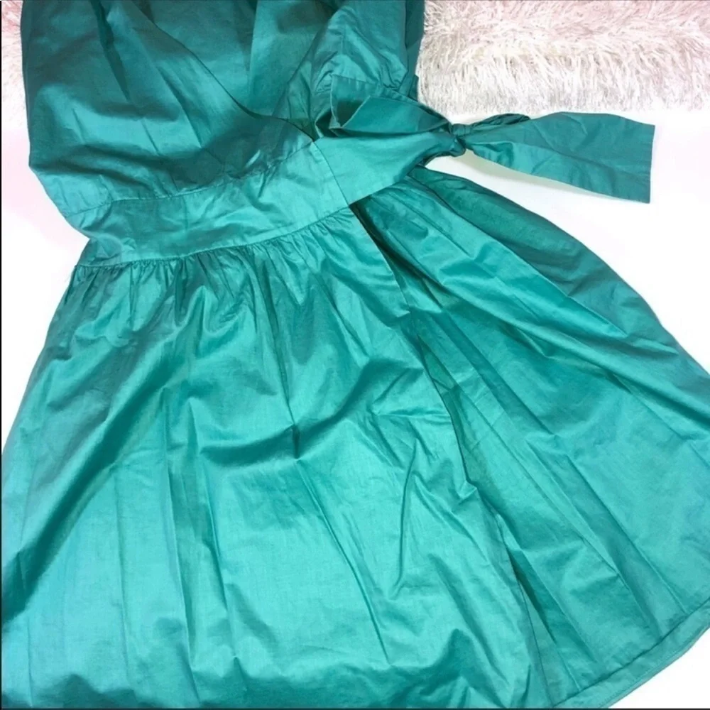 Saturday Kate Spade Emerald Green Cutout Dress 0